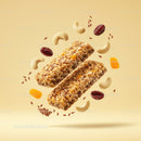 Natural granola bars with nuts and dried fruit