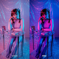 Neon Rain Cyberpunk XMP presets color grading preview
