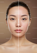 Skincare Transformation of a Woman With Clear and Acne-Prone Skin