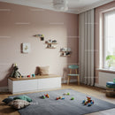 Children's Playroom with Wooden Toys and Soft Decor in Cozy Nursery