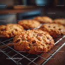 Freshly Baked Chocolate Chip Cookies on Cooling Rack