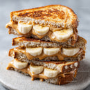 Banana Caramel Toast Sandwich for Delicious Breakfast or Snack