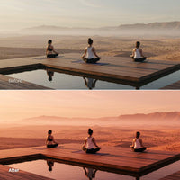 desert photography edit with Namib Lightroom presets