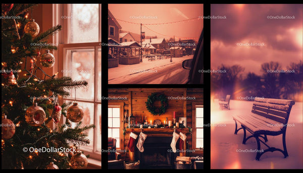 Cozy Christmas Decor and Snowy Winter Moments