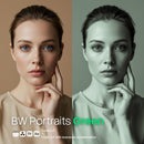 BW Portraits Green LUT Pack preview