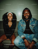 Young Adults Smiling and Enjoying in Casual Indoor Setting