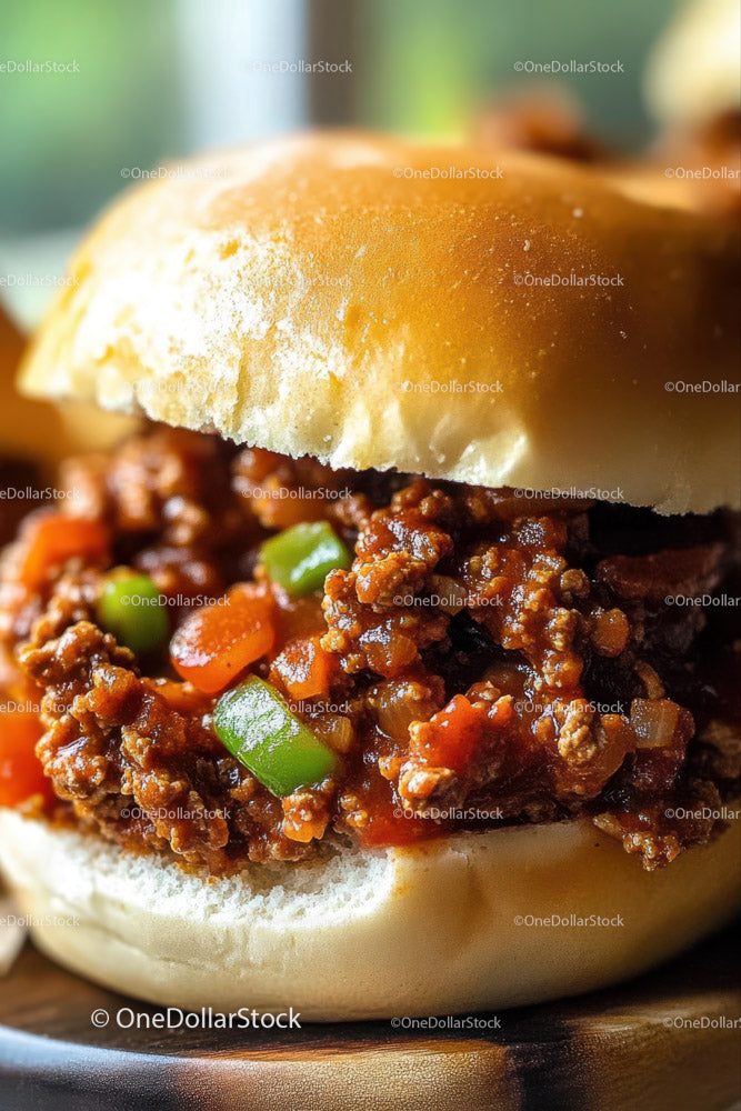 Pyszny, soczysty burger wołowy z warzywami i miękką bułką