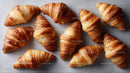 Golden Croissants Assortment for Breakfast or Snack