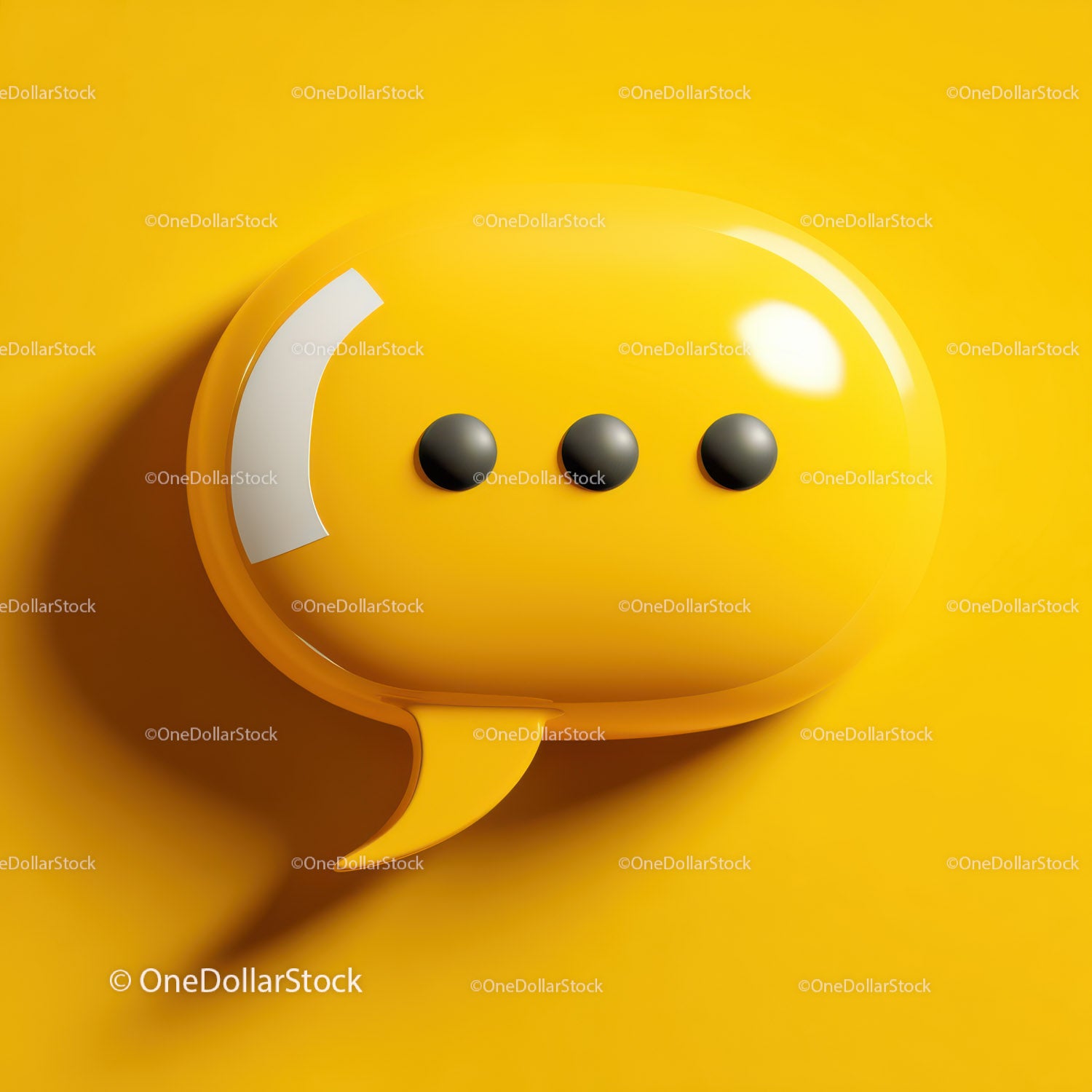 Yellow Plastic Toy Robot Head with Circular Eyes and Cheerful Expression