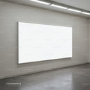 Minimalist Gallery Wall with Large White Lightbox Display