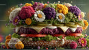Colorful Floral Arrangement with Mixed Flowers and Greenery