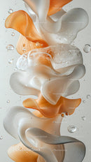 Colorful Fluid Abstract Artwork with Vibrant Flowing Shapes