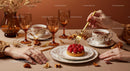 Elegant Tea Time with Raspberry Tart and Vintage Tableware