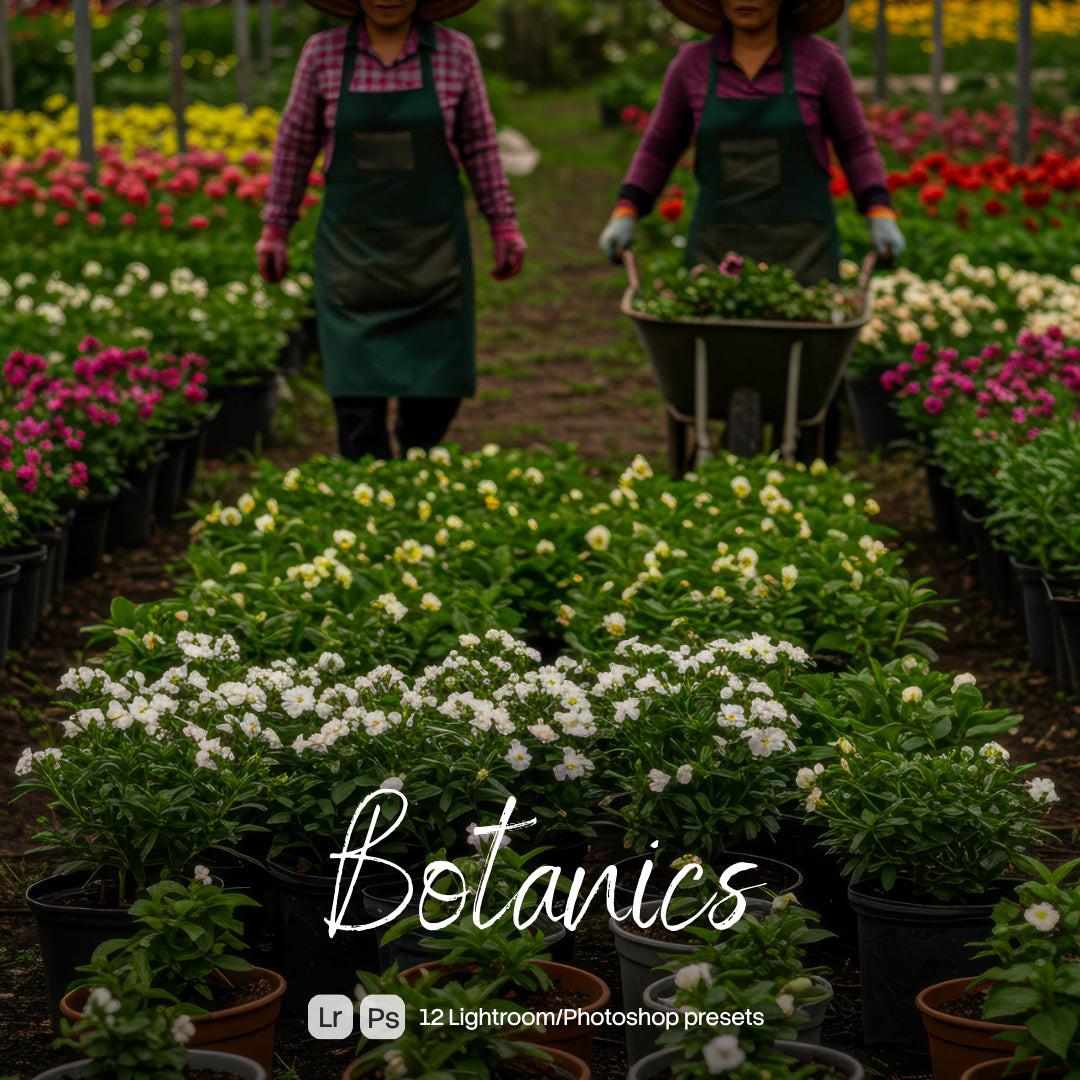 Botanics Lightroom presets cover preview