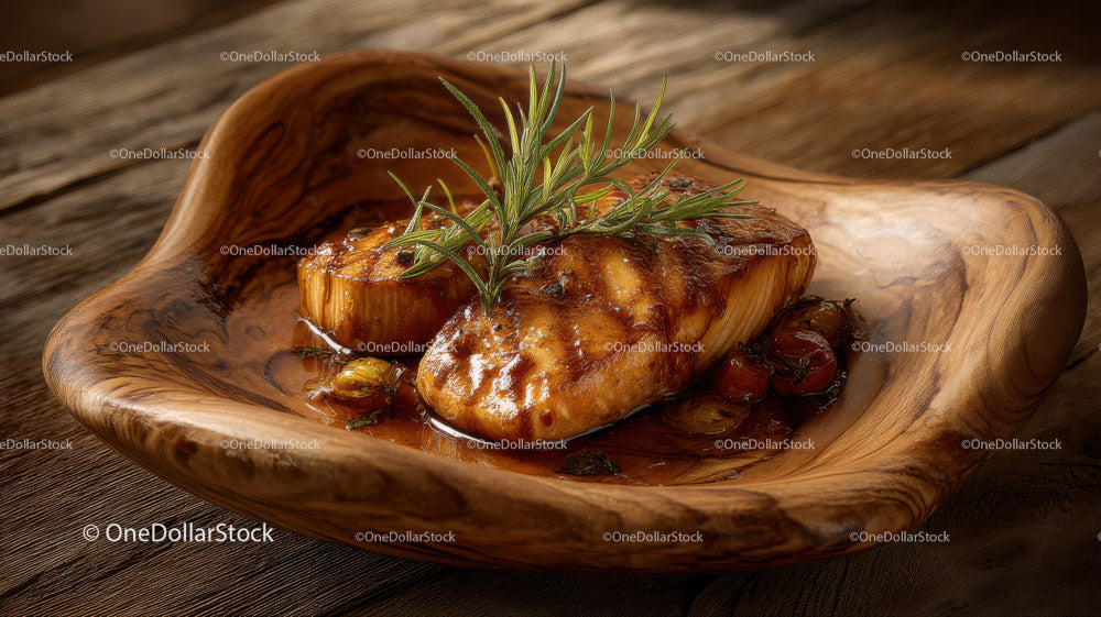 Gourmet Grilled Chicken with Herbs and Cherry Tomatoes