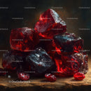 Vibrant Red Pomegranate Stones with Juicy Texture and Rich Colors