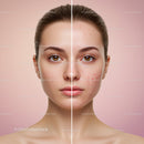 Beautiful Woman Showing Clear Skin and Acne Improvement Effect