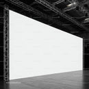 Large Empty Projection Screen in Industrial Studio Space