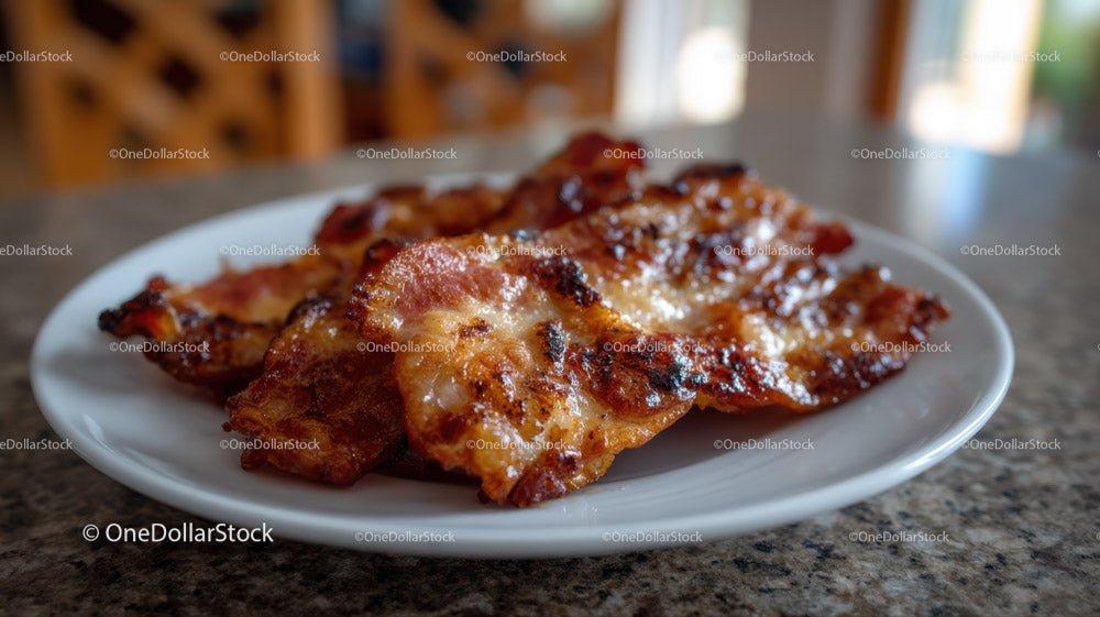 Juicy Grilled Chicken Breasts on White Plate for Delicious Meal