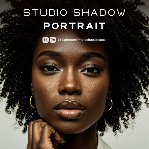 Studio Shadow Portrait Presets (15 XMP files)