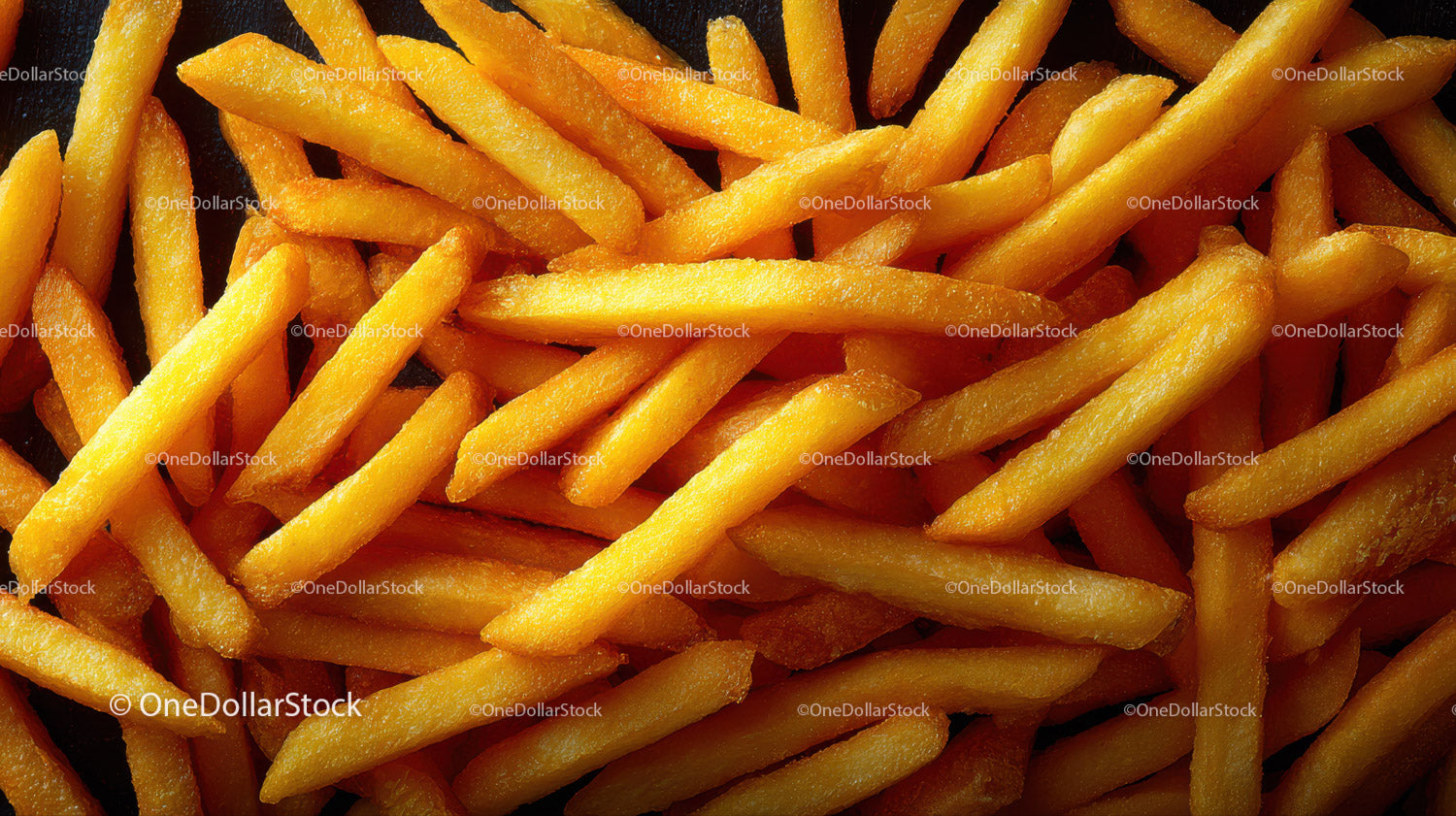 Golden French Fries Crispy Snack for Fast Food Lovers