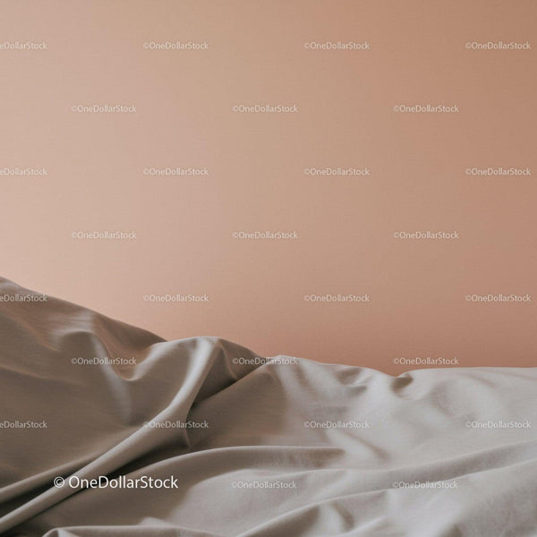 Elegant Beige Satin-Like Fabric with Soft Draping for Luxurious Design