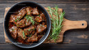 Tender Braised Beef in Rich Brown Sauce with Fresh Herbs