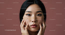 Young Woman Applying Facial Masks for Skincare and Relaxation