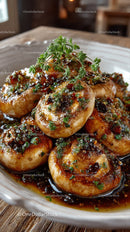 Gourmet Stuffed Mushrooms with Herbs and Rich Sauce