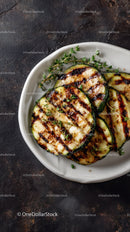 Grilled Zucchini Slices with Herbs for Healthy Summer Cooking