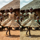 Before and after Documentaries LUT Pack effect