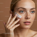 Close-up of a Woman Applying Facial Cream for Glowing Skin