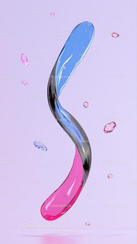 Abstract Colorful Liquid Splash with Dynamic Fluid Motion