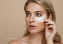 Young Woman Applying Facial Mask for Skincare Routine