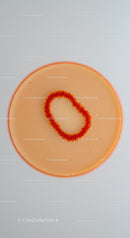Elegant Orange Facial Mask in Glass Bowl for Beauty and Skincare