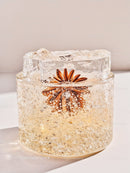 Refreshing Sparkling Drink with Star Anise and Ice Cube