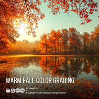 Warm Fall Color Grading LUT Pack preview