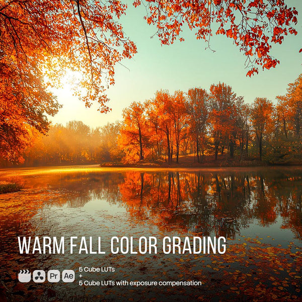 Warm Fall Color Grading (10 LUTs)