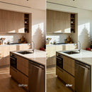 Before and after Interior LUT Pack effect