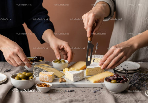 Gourmet Cheese Platter with Varieties for Food Lovers and Tasting Events