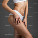 Elegant Female Nude with Toned Body and Smooth Skin