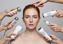 Professional Facial Treatment with Skincare Devices for Healthy Skin