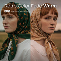 Retro Color Fade Warm Presets (10 XMP files)