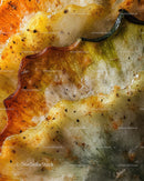 Close-up of Colorful Vegetable Peel with Textured Surface