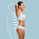 Toned Female Model Demonstrating Core Strength and Fitness