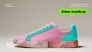 Full shoe Editable PSD Mockup digital download preview