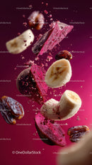 Fruit and Nut Explosion with Pomegranate Banana and Berries