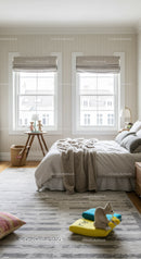 Bright Cozy Bedroom with Soft Blanket and Plush Toys in Natural Light