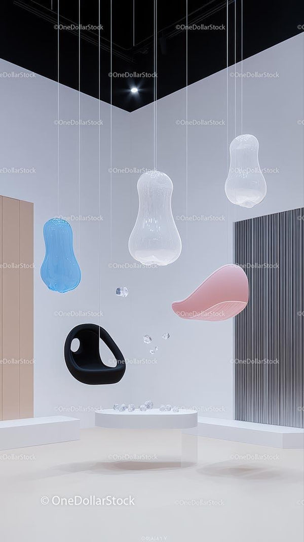 Nowoczesne lampy wiszące w minimalistycznym designie wnętrz