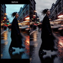 Before and after Pensiveness Lightroom preset edit